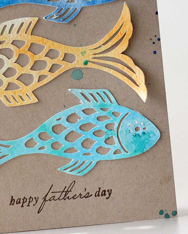 Fishy Father's Day Card | Kalyn Kepner for Silhouette
