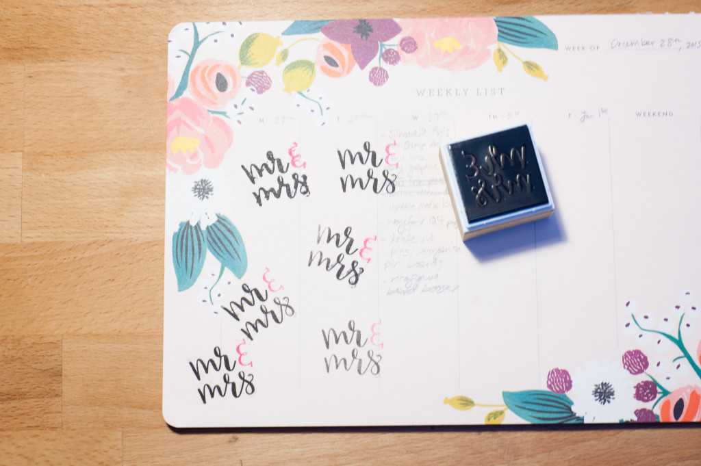 Mr. & Mrs. Mint Stamp | Erica Sooter for Silhouette America