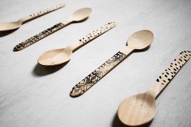 Stamped Spoons | Brittany Sazonoff (BSaz Creates) for Silhouette America | Mint Studio Tutorial