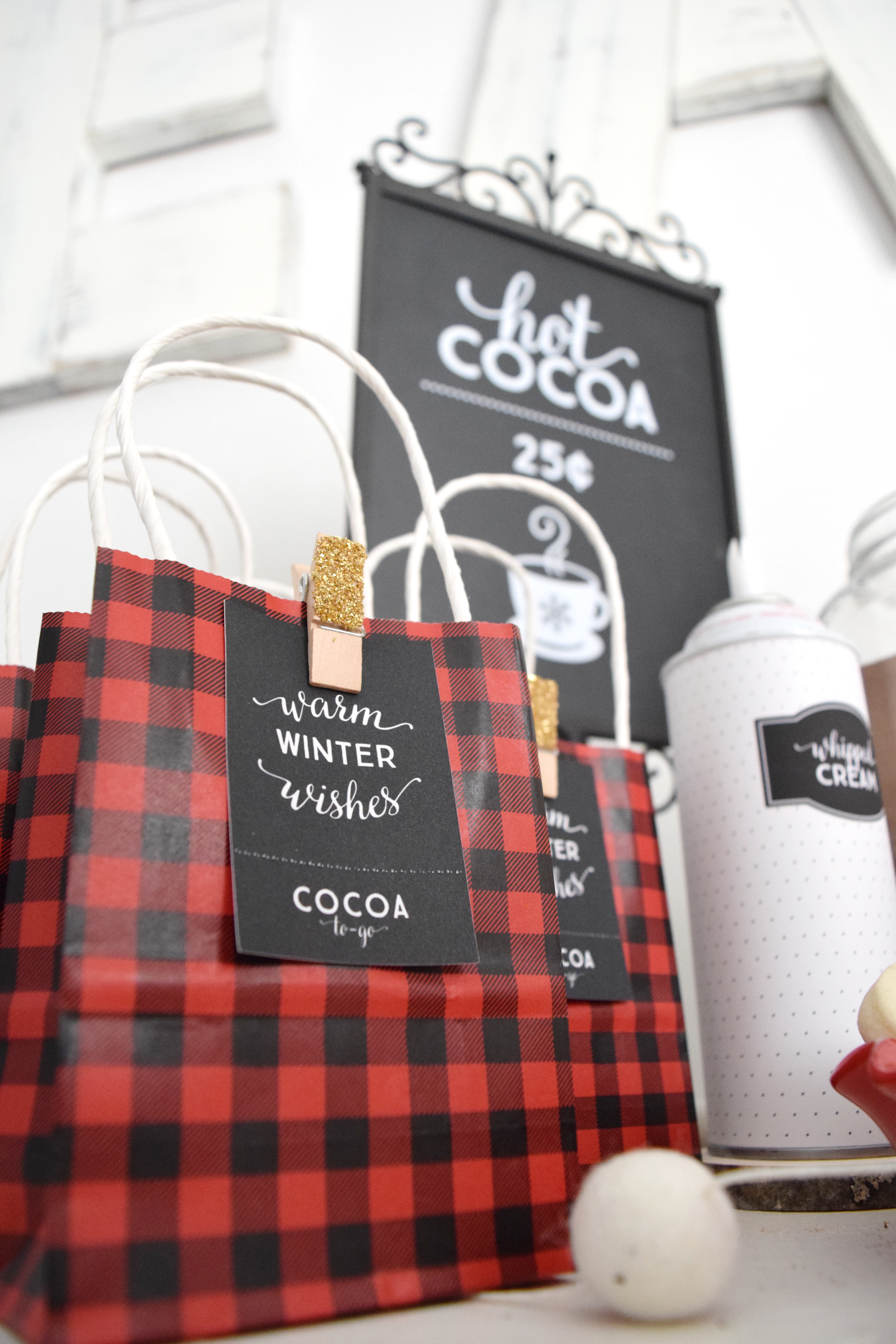 fj hot cocoa bar gift bags