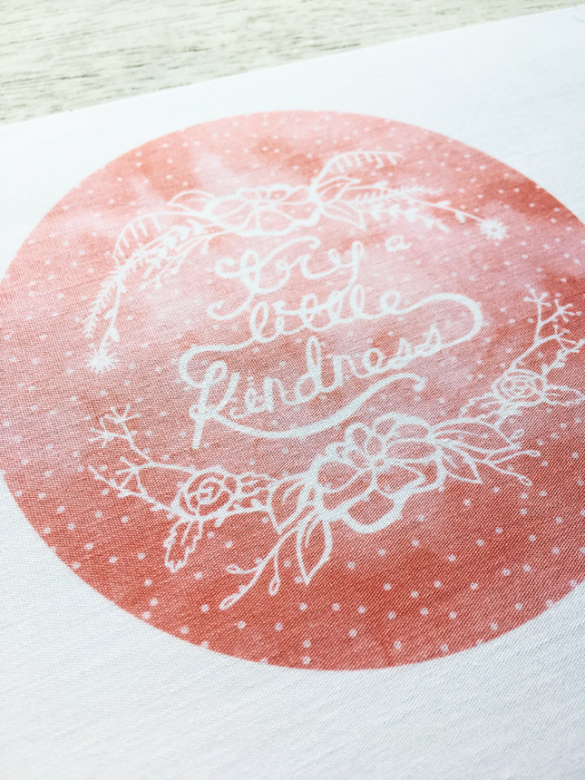 Printable Cotton Fabric Embroidery Hoop Print | Brittany Sazonoff (Bsaz Creates) for Silhouette America