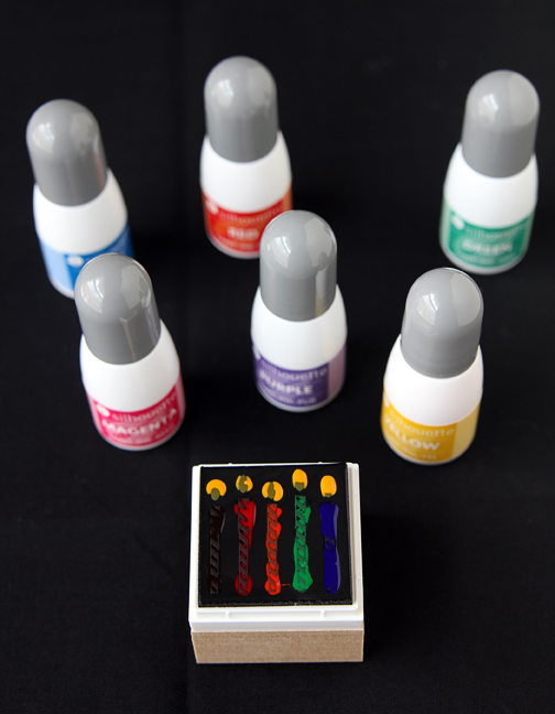 Multi-Color Mint Stamp - apply ink