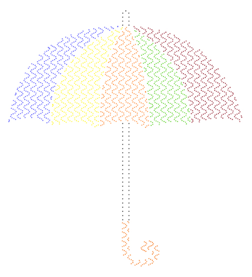 ss stipple umbrella