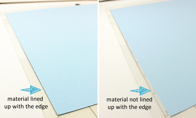 How to properly align material on a Silhouette cutting mat