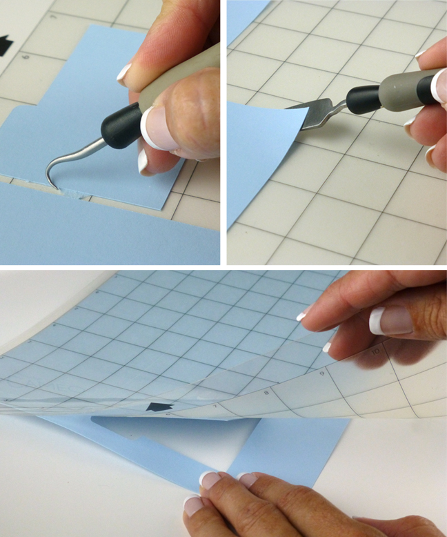 easily remove material from the Silhouette Mat