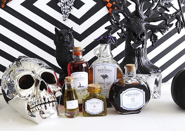 Halloween Decor Ideas For Your Silhouette - Halloween Potion Labels by Marie Chorak for Silhouette