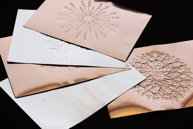 Hojas de foil transferible para embossing Silhouette