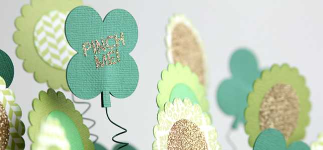 Featured Image for Spring Shamrock Paper Arrangement (#15912)