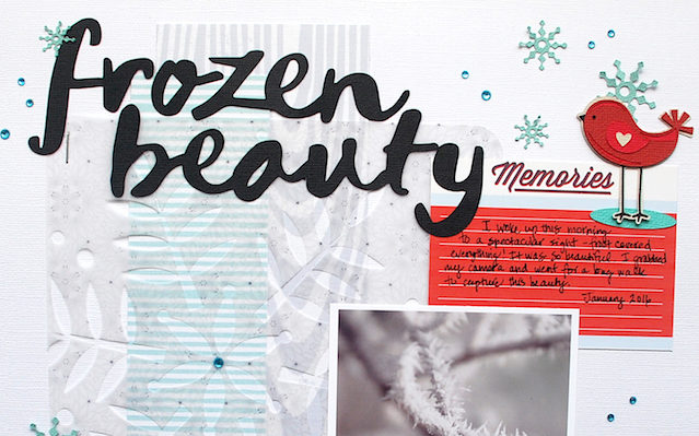 Featured Image for Wintry Scrapbook Layout (#24973)