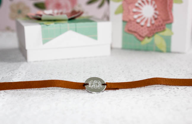 Featured Image for Easy Etched Monogram Charm Leather Wrap Bracelets (#42875)