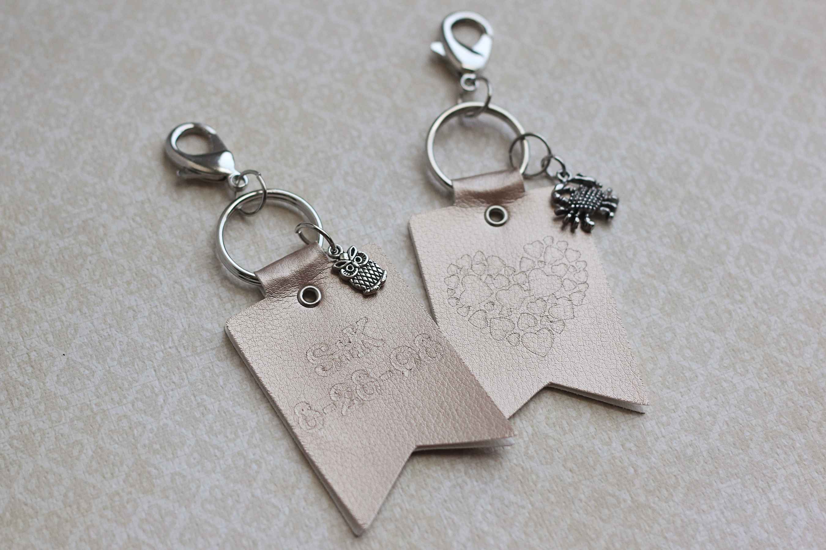 Featured Image for Embossed Leatherette Key Chains (#98478)