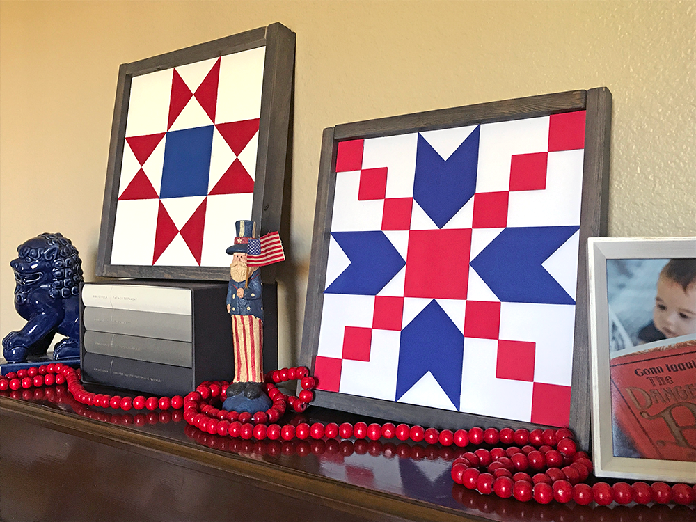 Featured Image for Patriotic Home Decor: Barn Quilt Blocks – Two Ways (#98824)