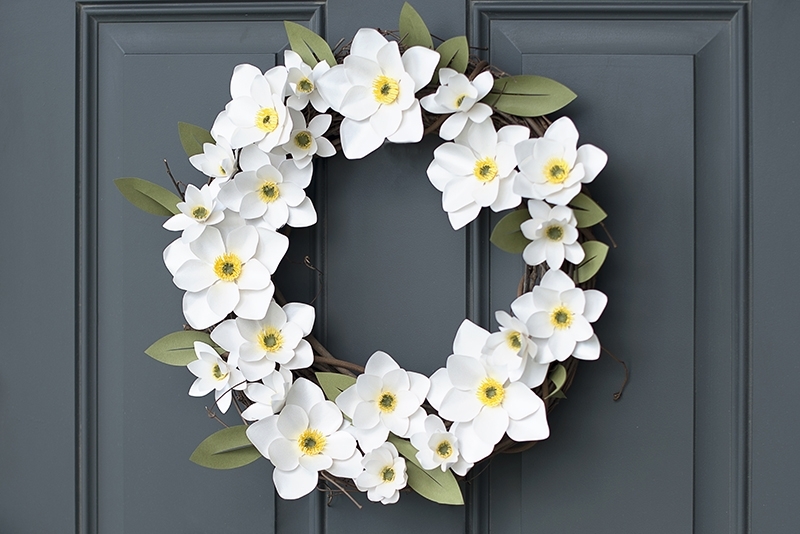 Featured Image for 3D Paper Flowers Wreath (#100242)