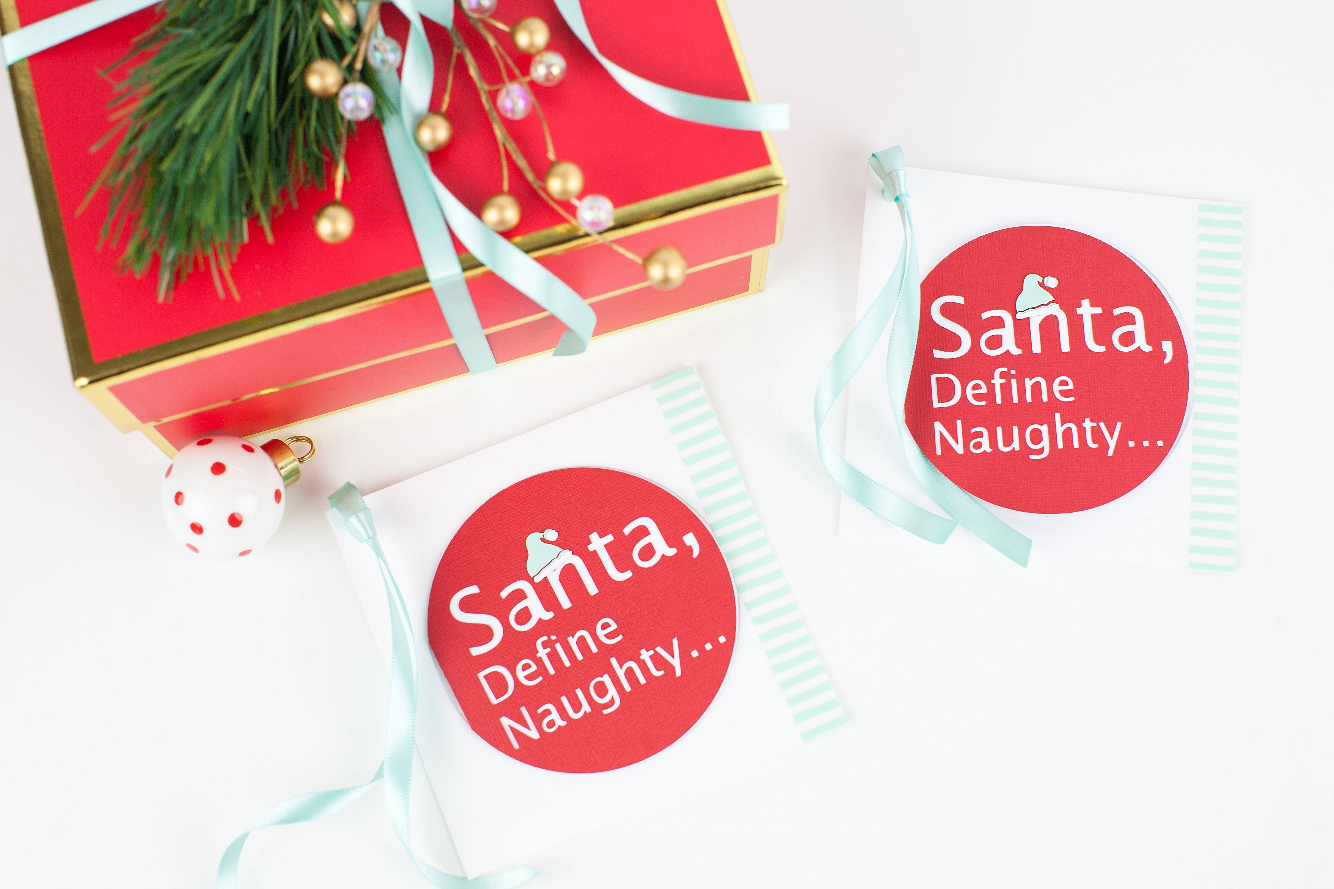 Featured Image for Round Santa Holiday Invite (#106265)