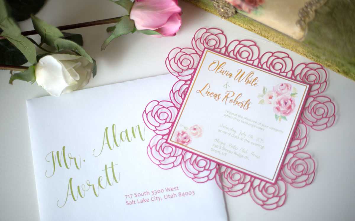 Featured Image for Rose Wedding Invitation (#107361)