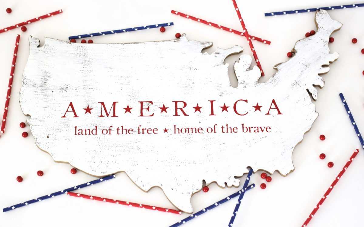 Featured Image for DIY Decorative America Sign (#110434)