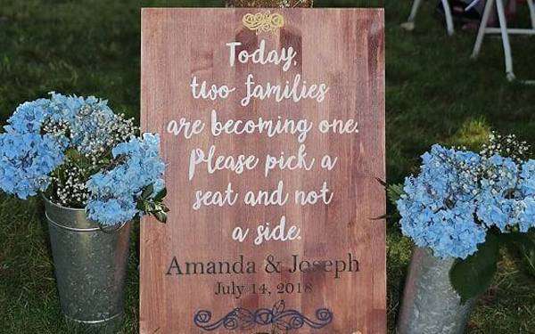 Featured Image for Hand-painted Wedding Sign (#116703)