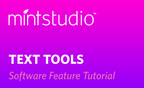 Featured Image for Text Tools in Mint Studio™ (#115819)