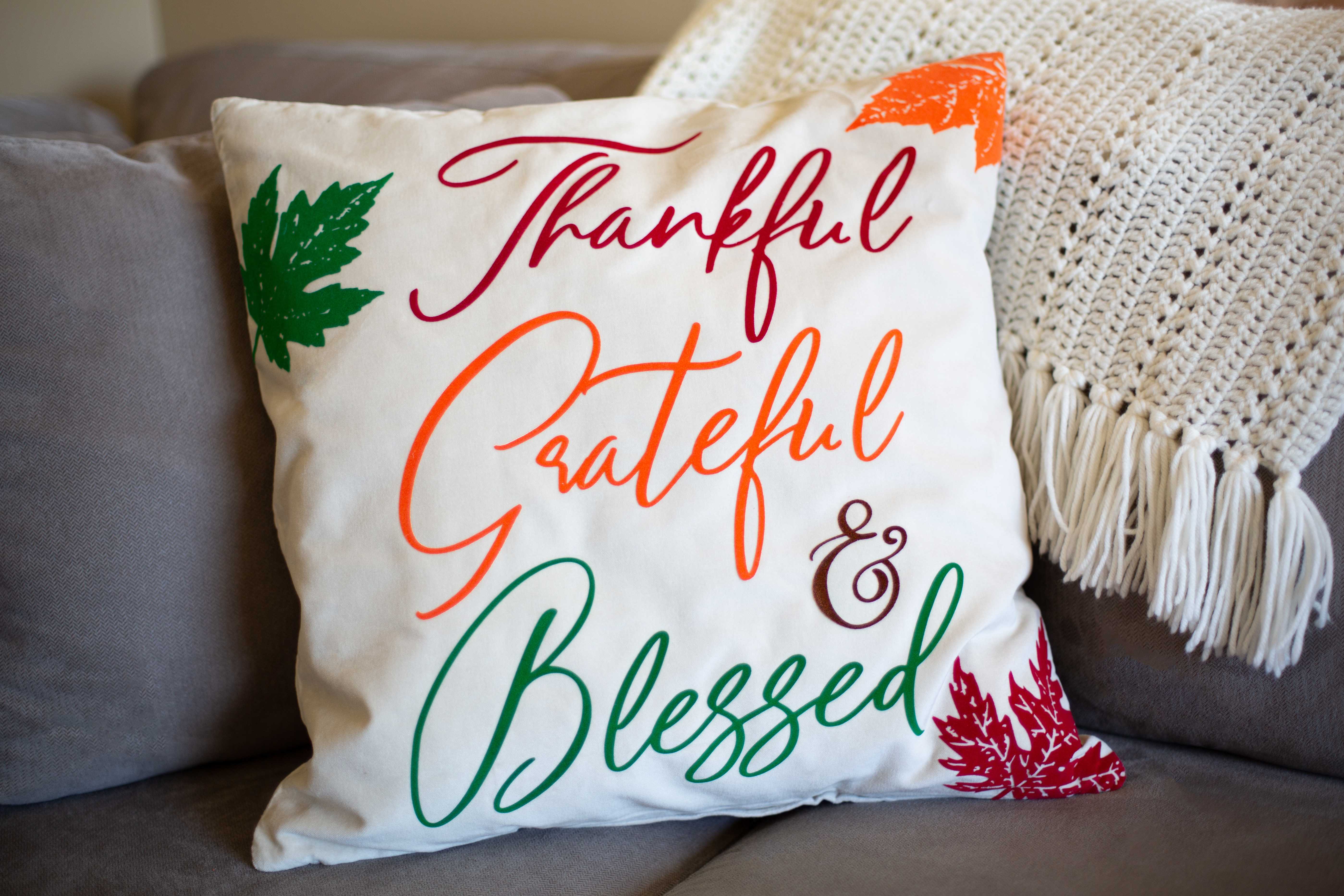 Featured Image for Pillow with Flocked Heat Transfer Applique (#118729)