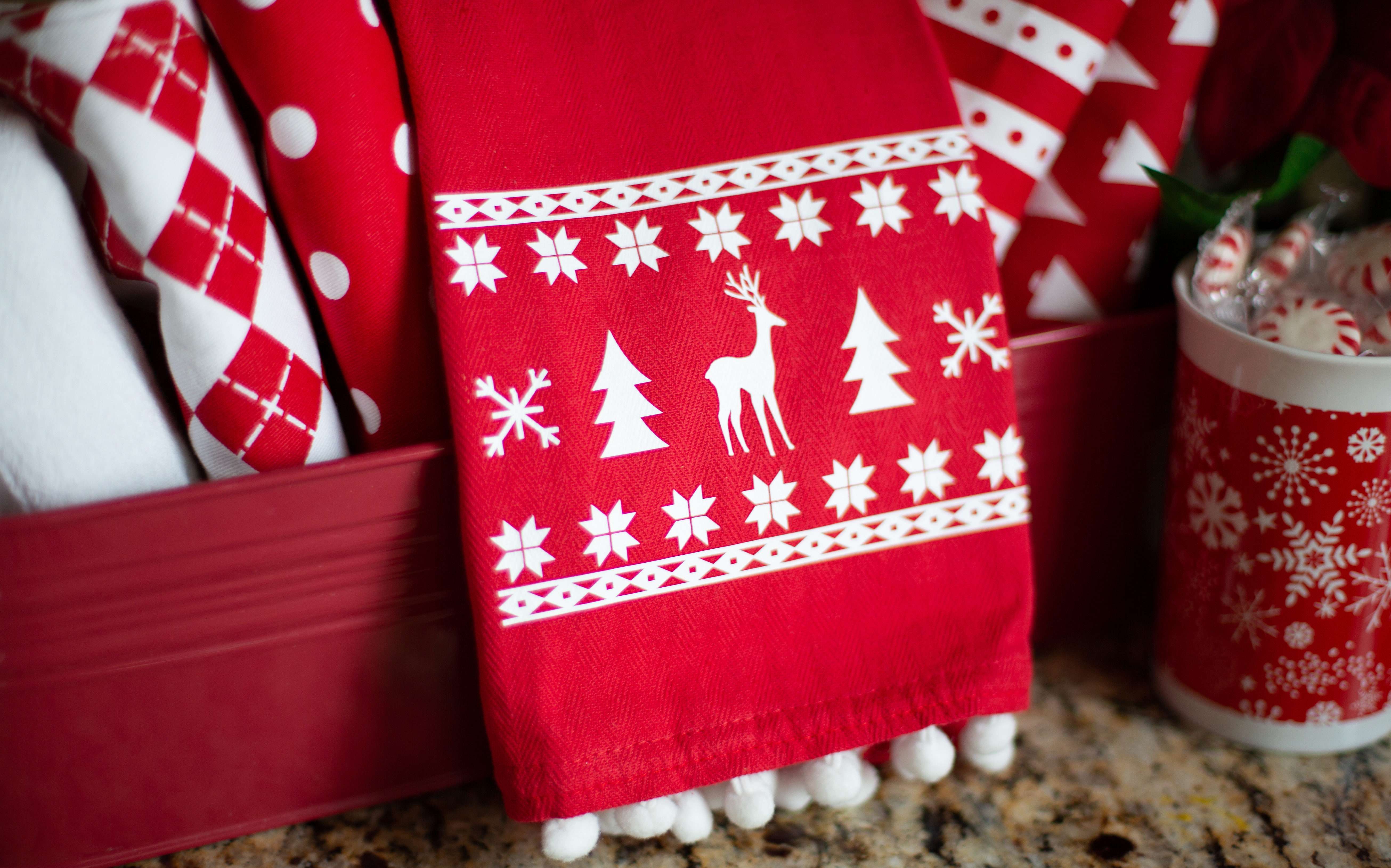 Featured Image for Deer Sweater Tea Towel (#119832)