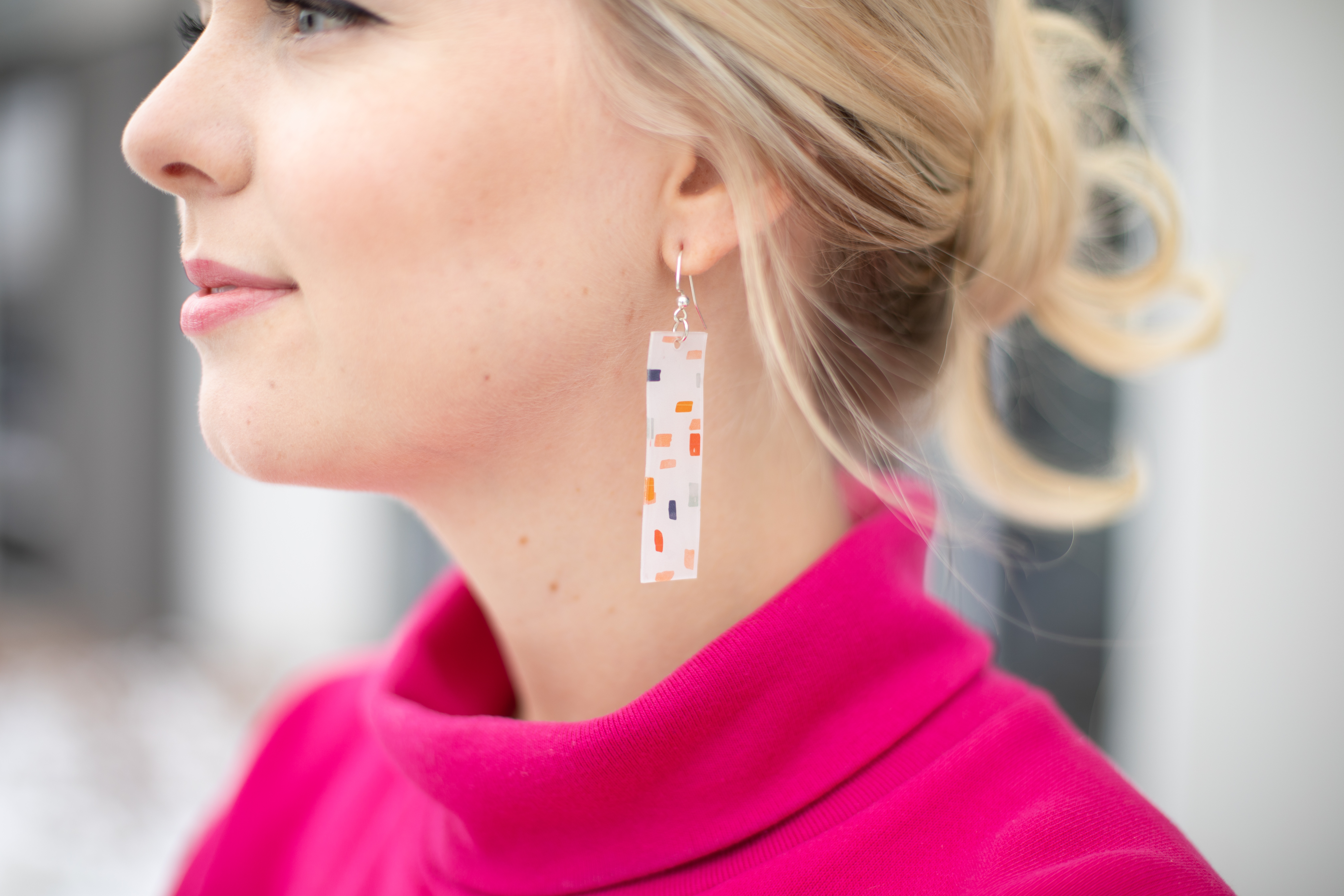 Featured Image for Terrazzo Earrings with Shrink Plastic (#120945)