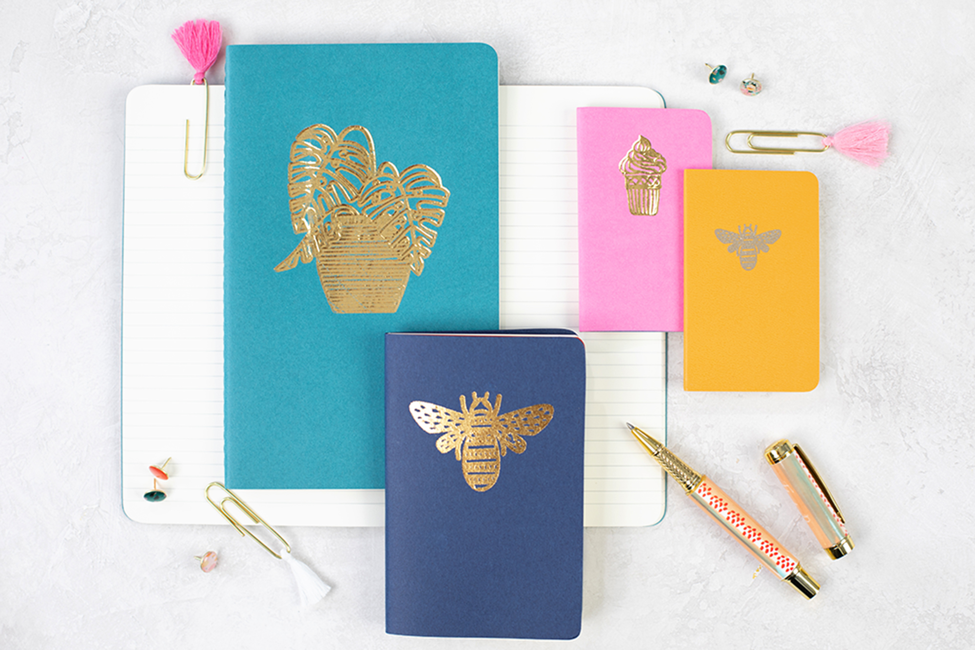 Featured Image for Gold Foil Notebooks (#124777)