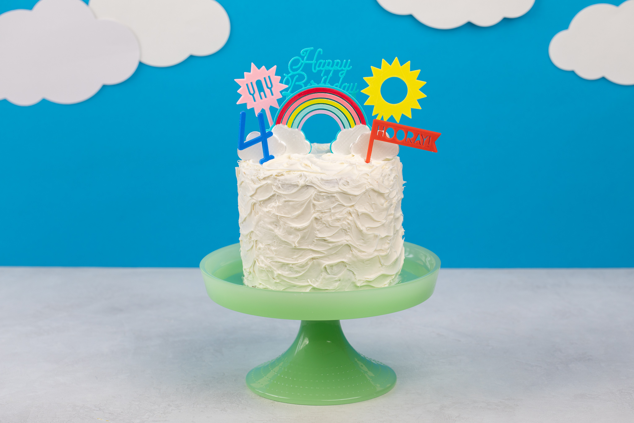 Featured Image for Rainbow Cake Topper (#125086)