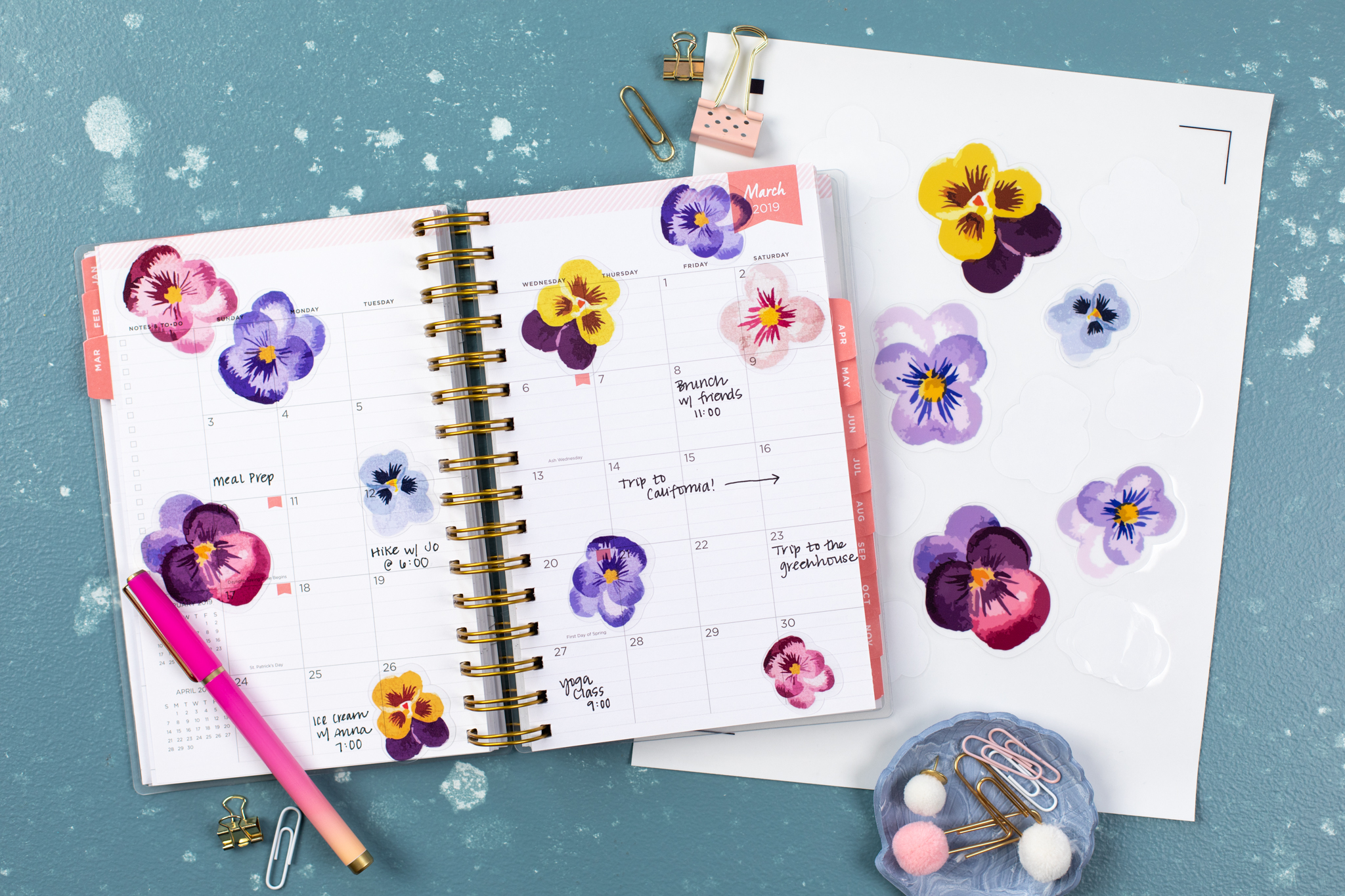 Featured Image for Pretty Pansy Stickers (#126723)
