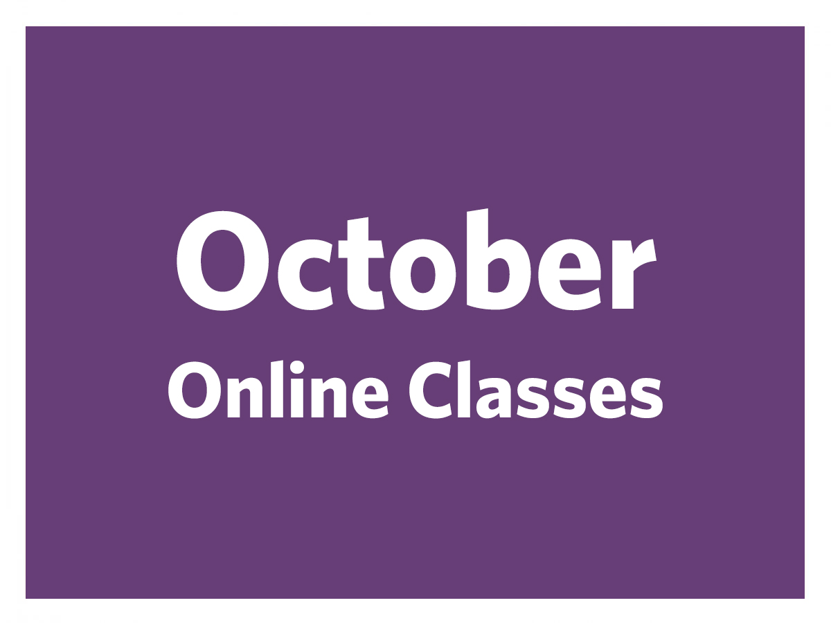 Featured Image for October 2022 Online Classes (#129850)